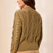 Load image into Gallery viewer, Cable Knit Crewneck Sweater
