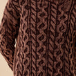 Load image into Gallery viewer, Chocolate Cable Knit Sweater
