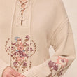 Load image into Gallery viewer, Lace Knit Up Sweater
