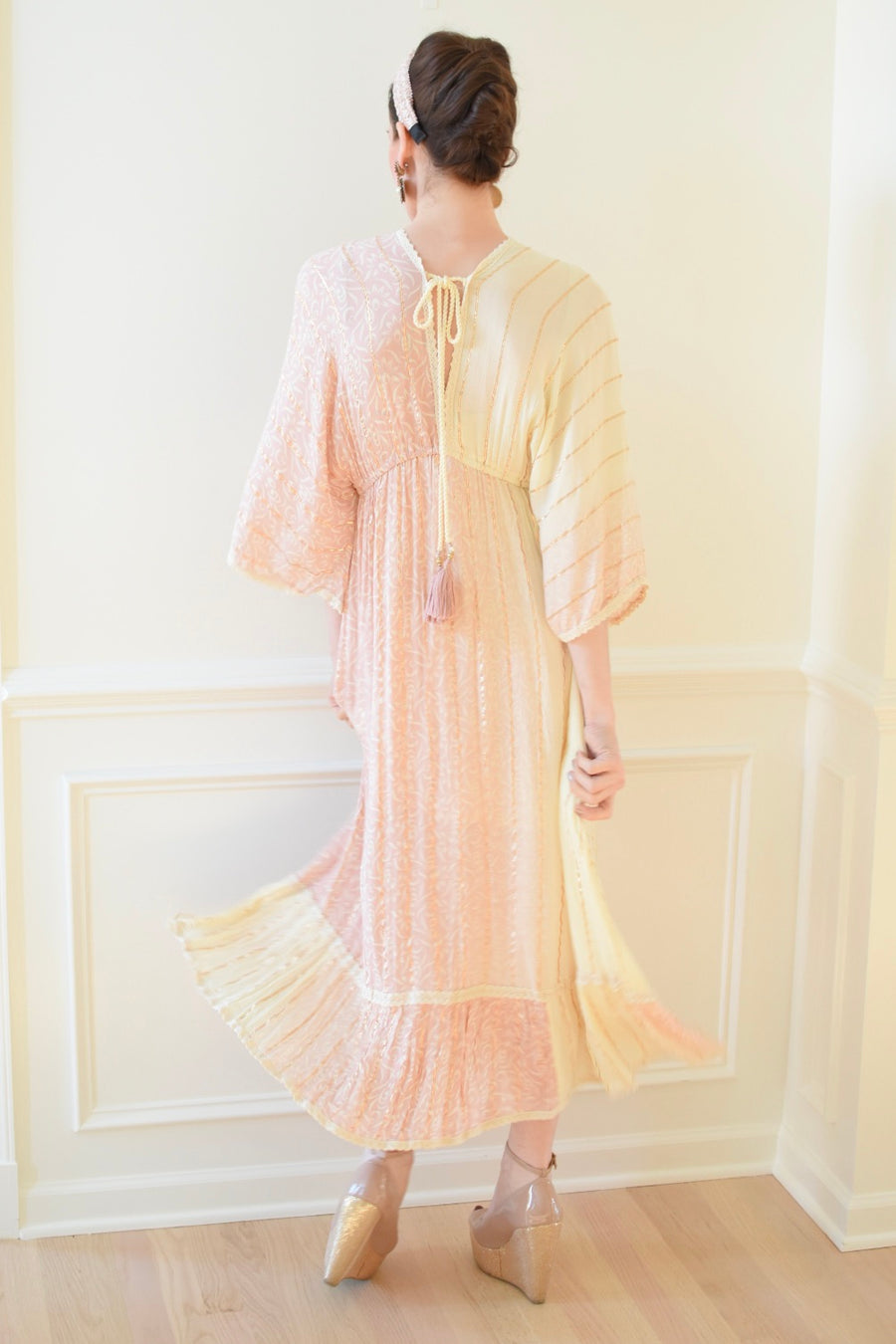Empire Kimono Sleeve Dress