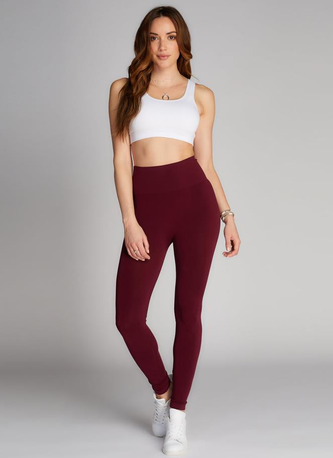 Bamboo High-Waisted Full Length Leggings – Red Door Boutique