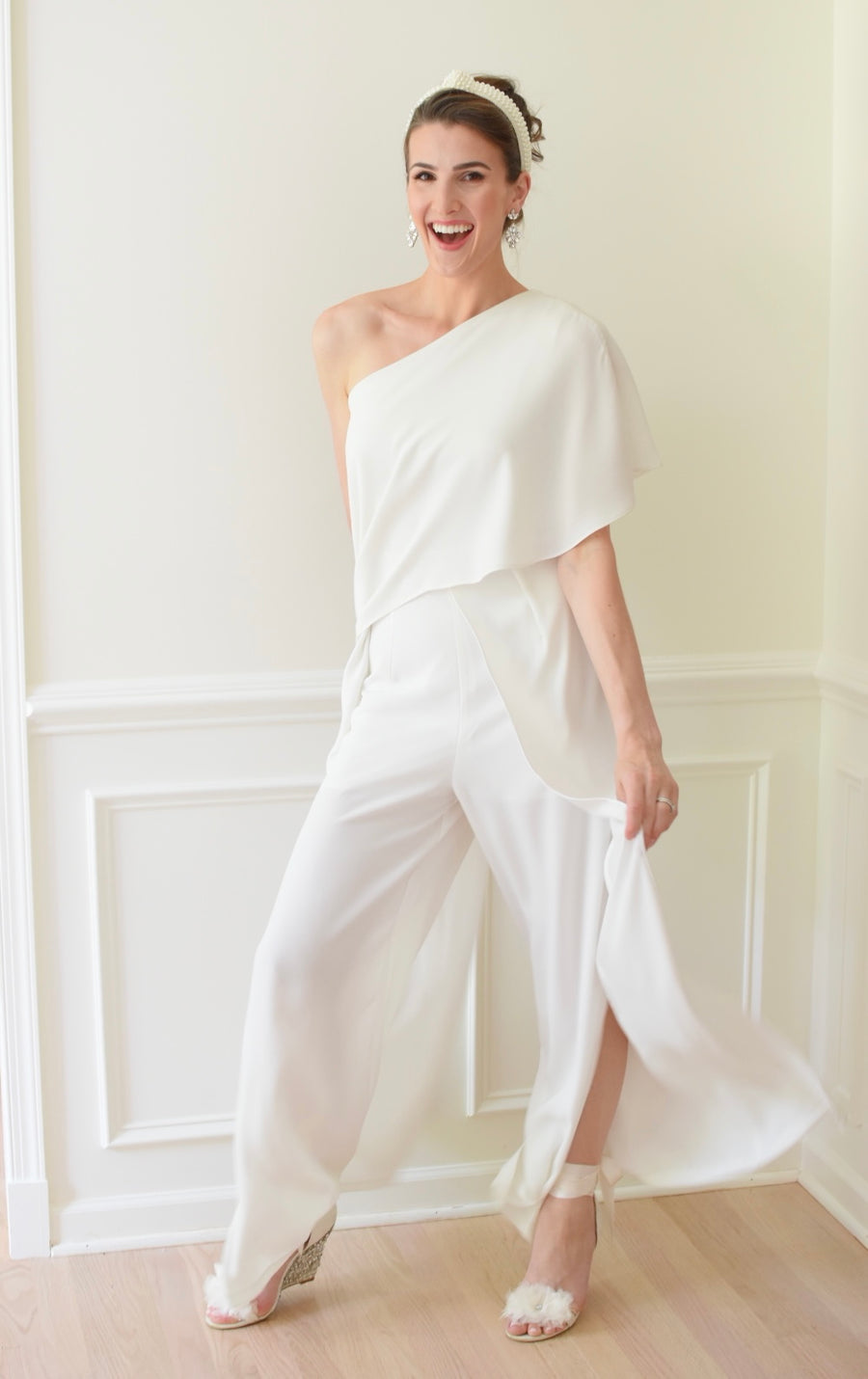 One Shoulder Jumpsuit