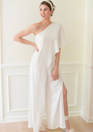One Shoulder Jumpsuit