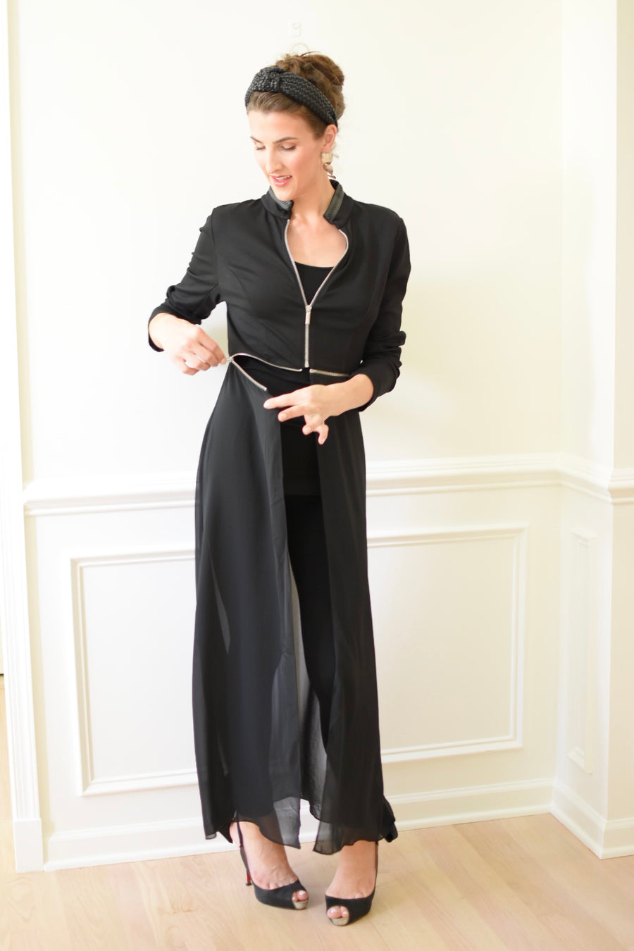 2 in 1 Half Zip Duster