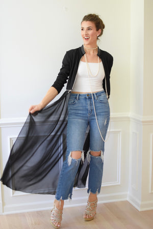 2 in 1 Half Zip Duster