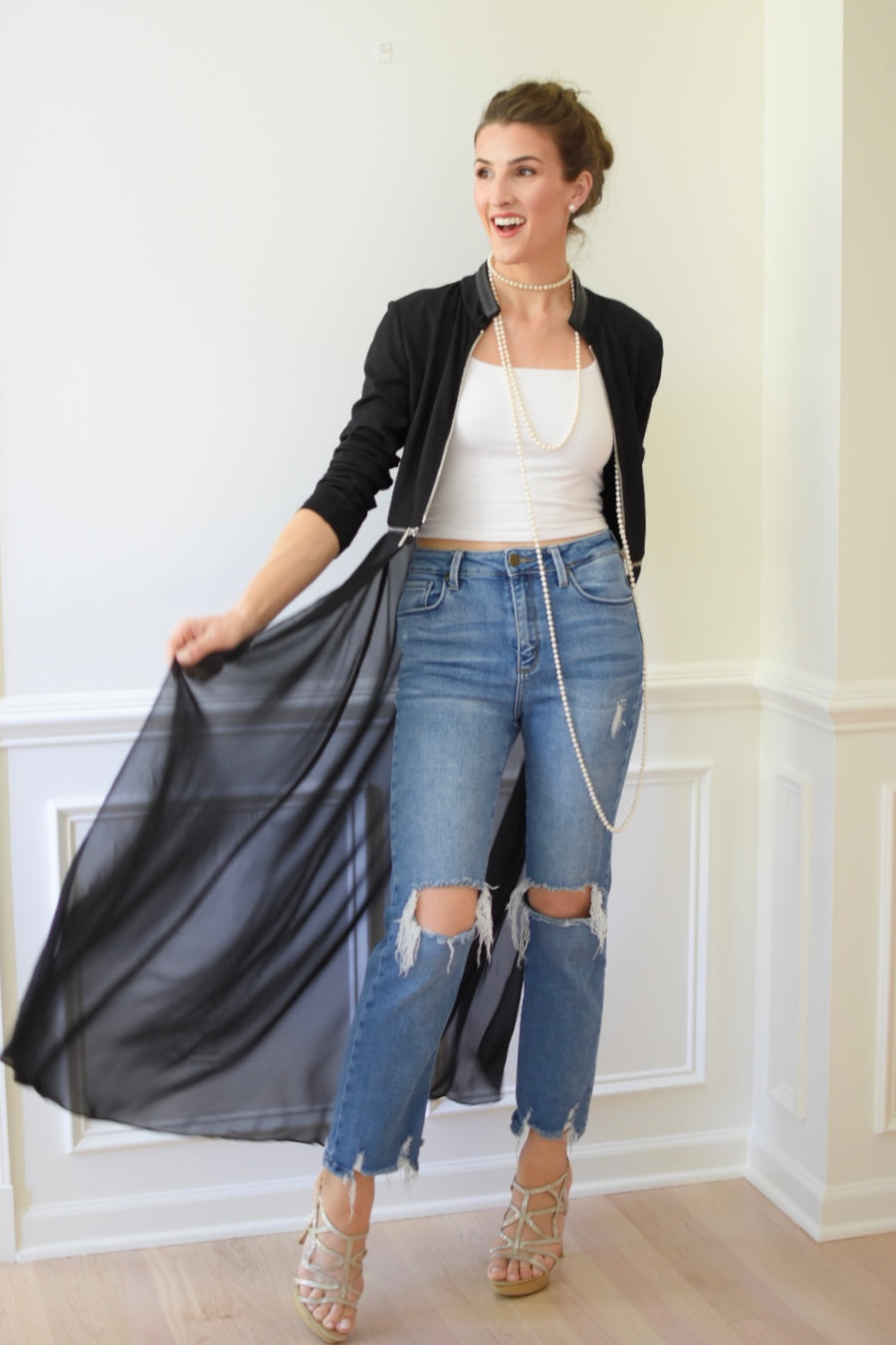 2 in 1 Half Zip Duster