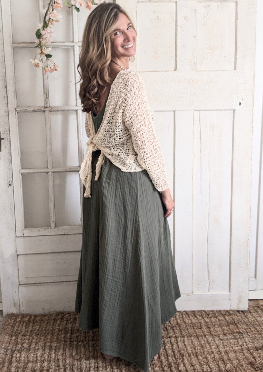 Popcorn Knit Shrug