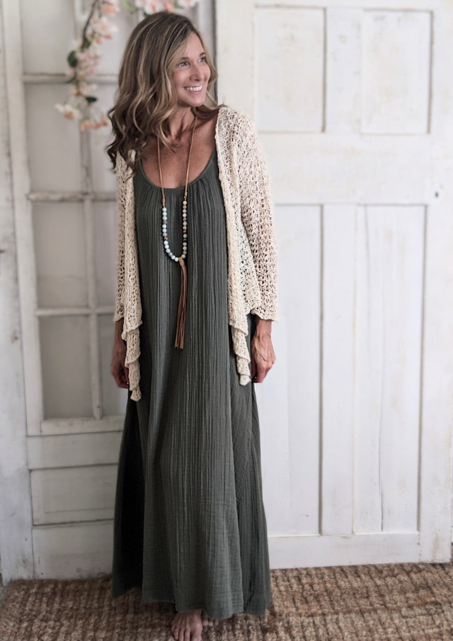 Popcorn Knit Shrug