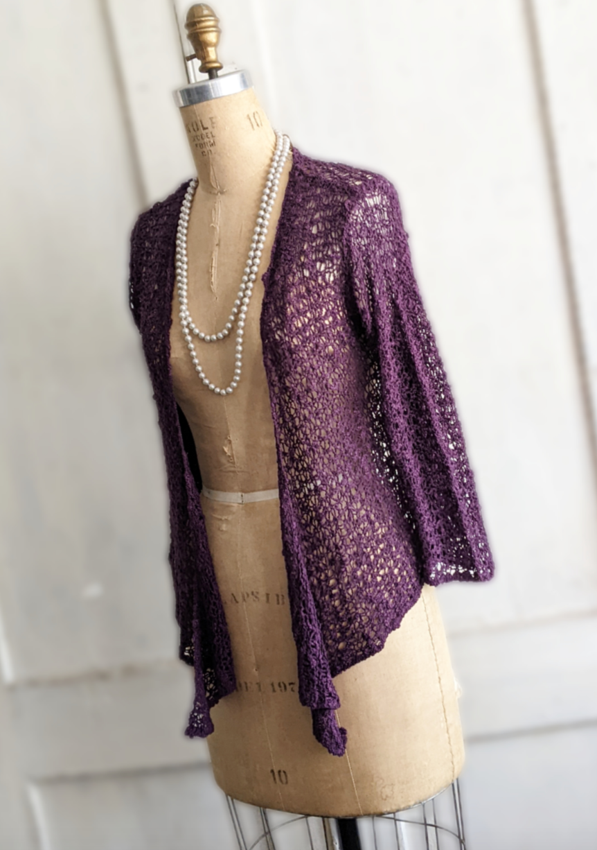 Popcorn Knit Shrug