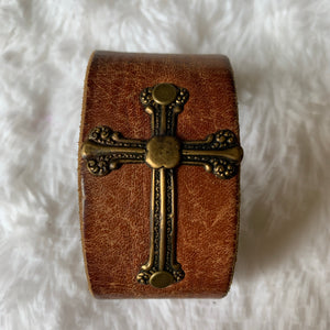 Leather Belt Cuff