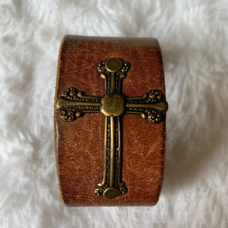 Leather Belt Cuff