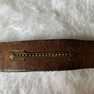 Leather Belt Cuff