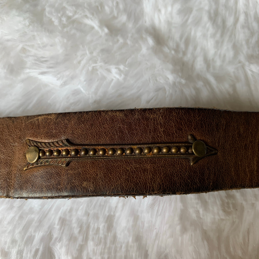 Leather Belt Cuff