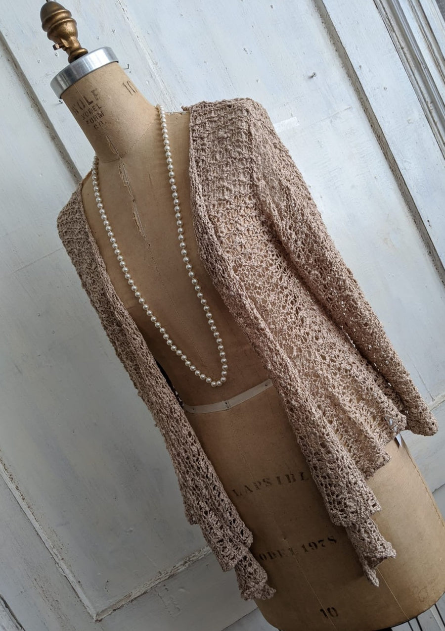 Popcorn Knit Shrug