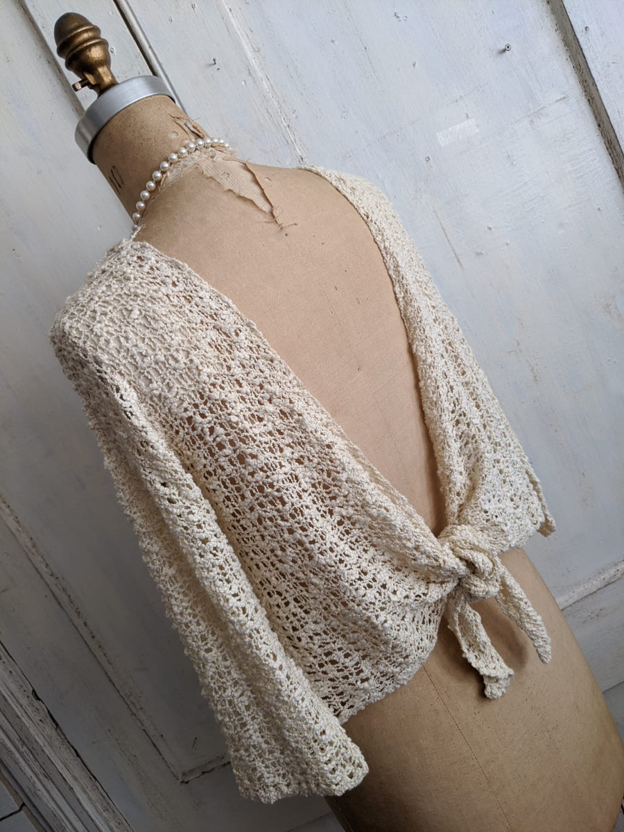 Popcorn Knit Shrug