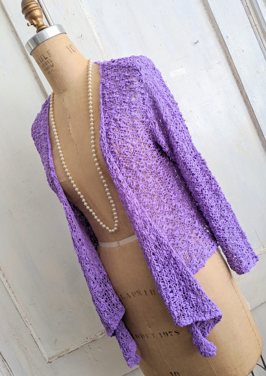 Popcorn Knit Shrug