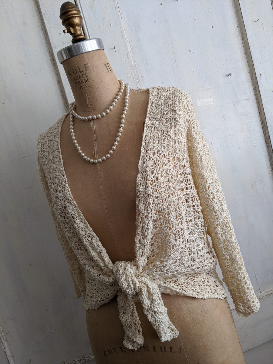Popcorn Knit Shrug
