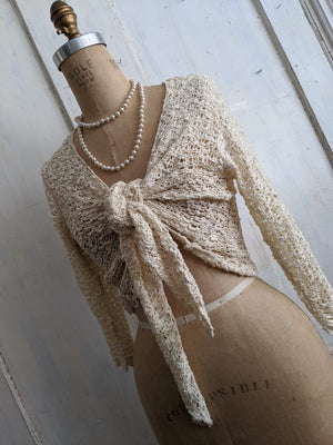Popcorn Knit Shrug