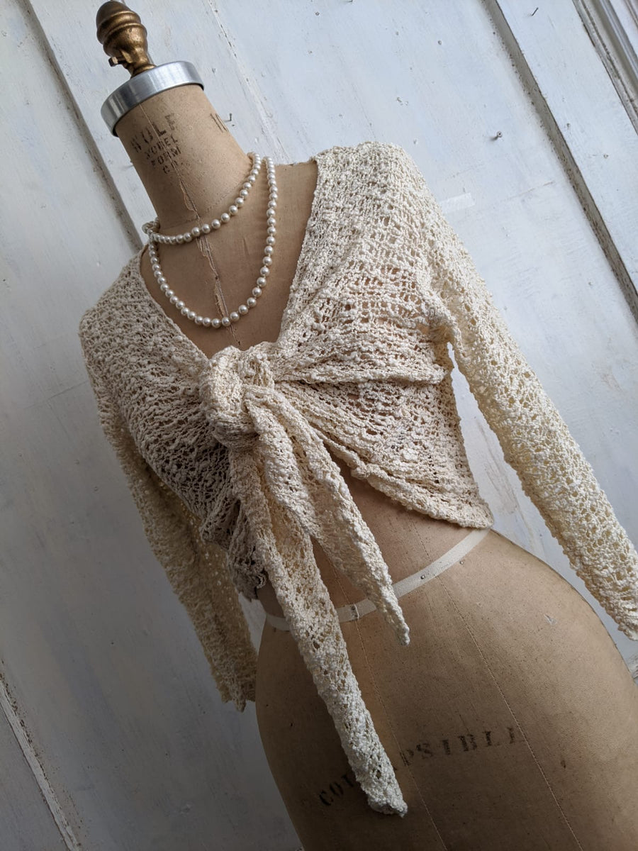 Popcorn Knit Shrug