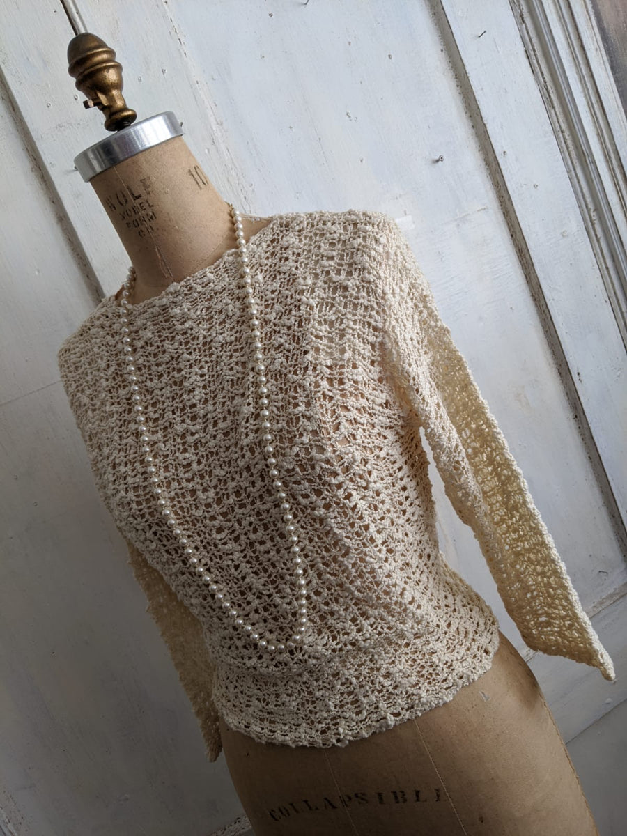 Popcorn Knit Shrug