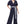 Load image into Gallery viewer, Nautical Short Sleeve Jumpsuit with Tie Waist

