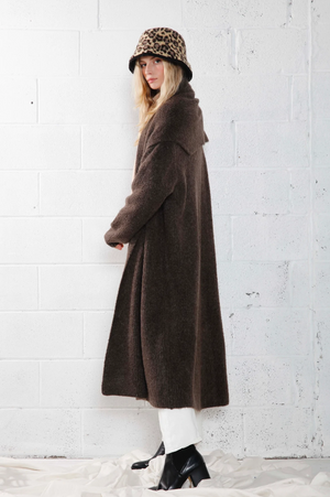 Wide Shawl Collar Cardigan